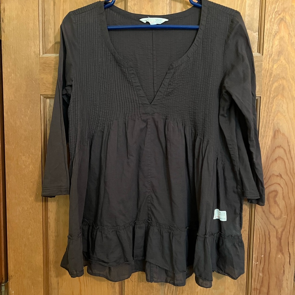 Odd Molly Dark Brown V-Neck Tunic